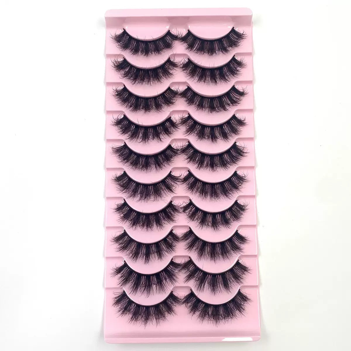 Fluffy Messy Voluminous Lashes, Super Dense Wispy Eyelashes