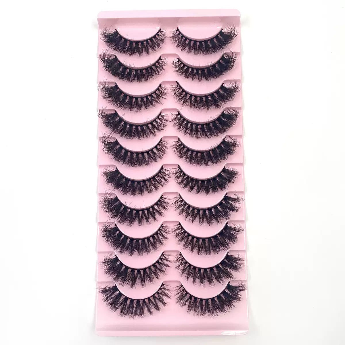 Fluffy Messy Voluminous Lashes, Super Dense Wispy Eyelashes