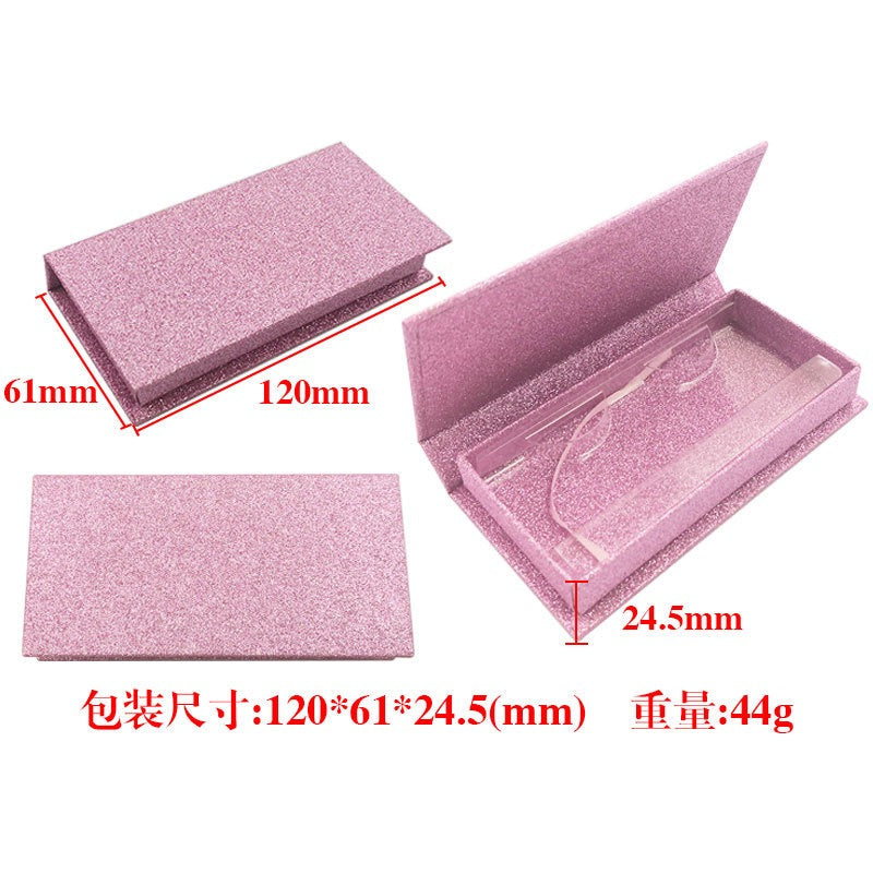 Rectangular 1‑Pair False Lash Gift Box, Rigid Luxury Lash Box Without Window