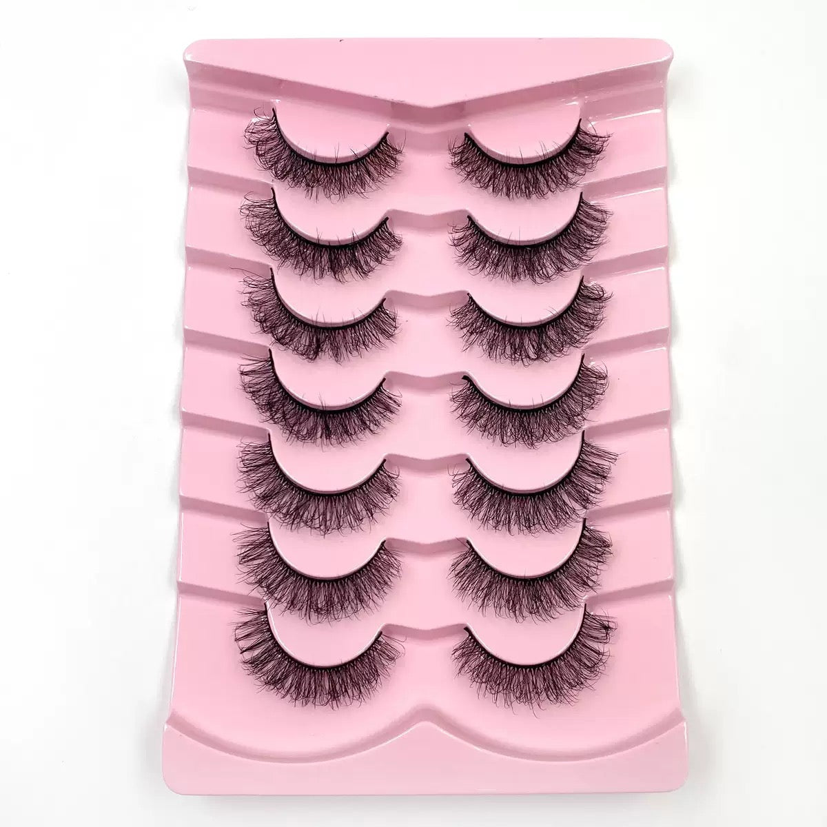3D synthetic Fluffy Eyelashes, Dense Natural Wispy Style