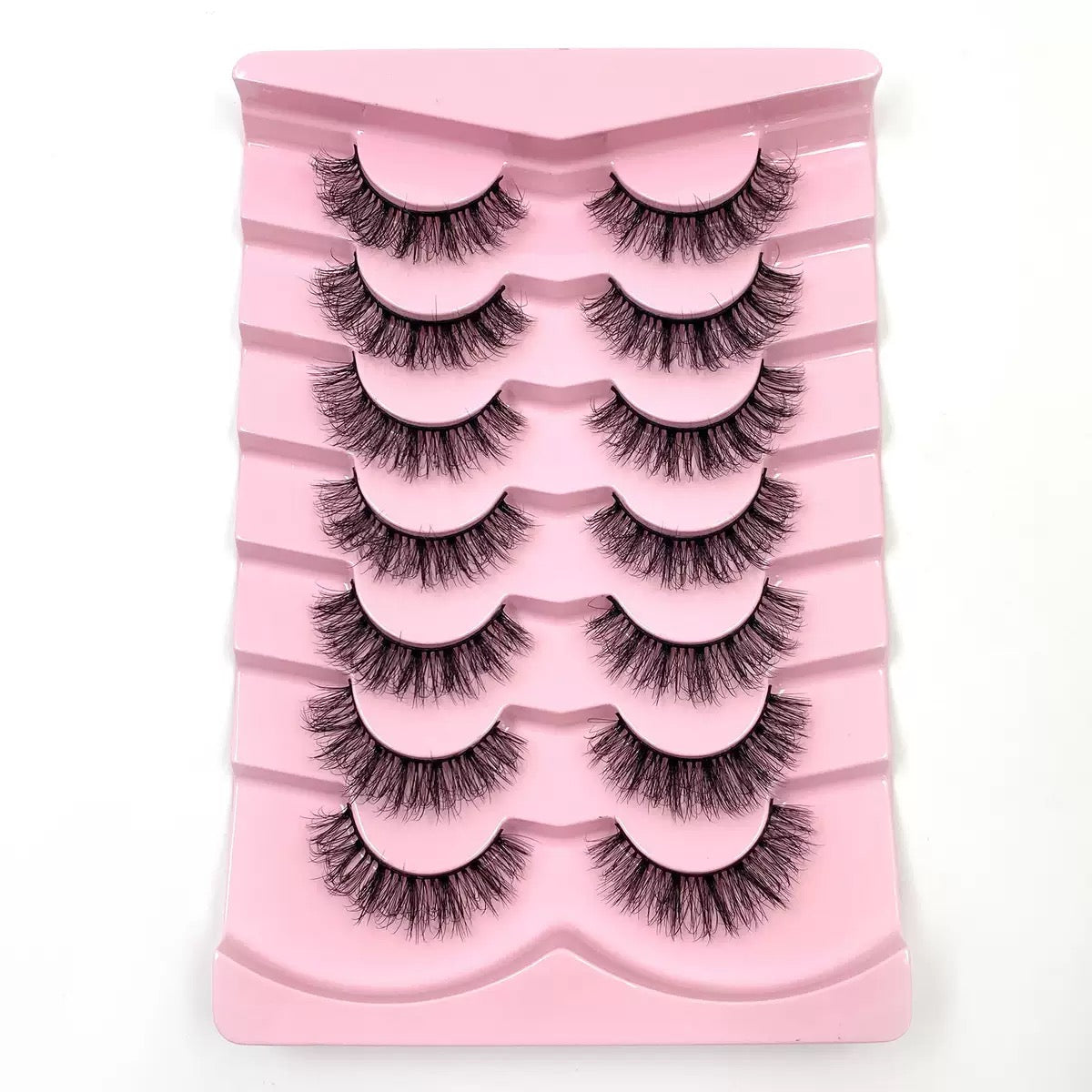 3D synthetic Fluffy Eyelashes, Dense Natural Wispy Style