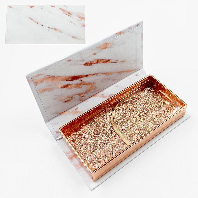 Rectangular 1‑Pair False Lash Gift Box, Rigid Luxury Lash Box Without Window