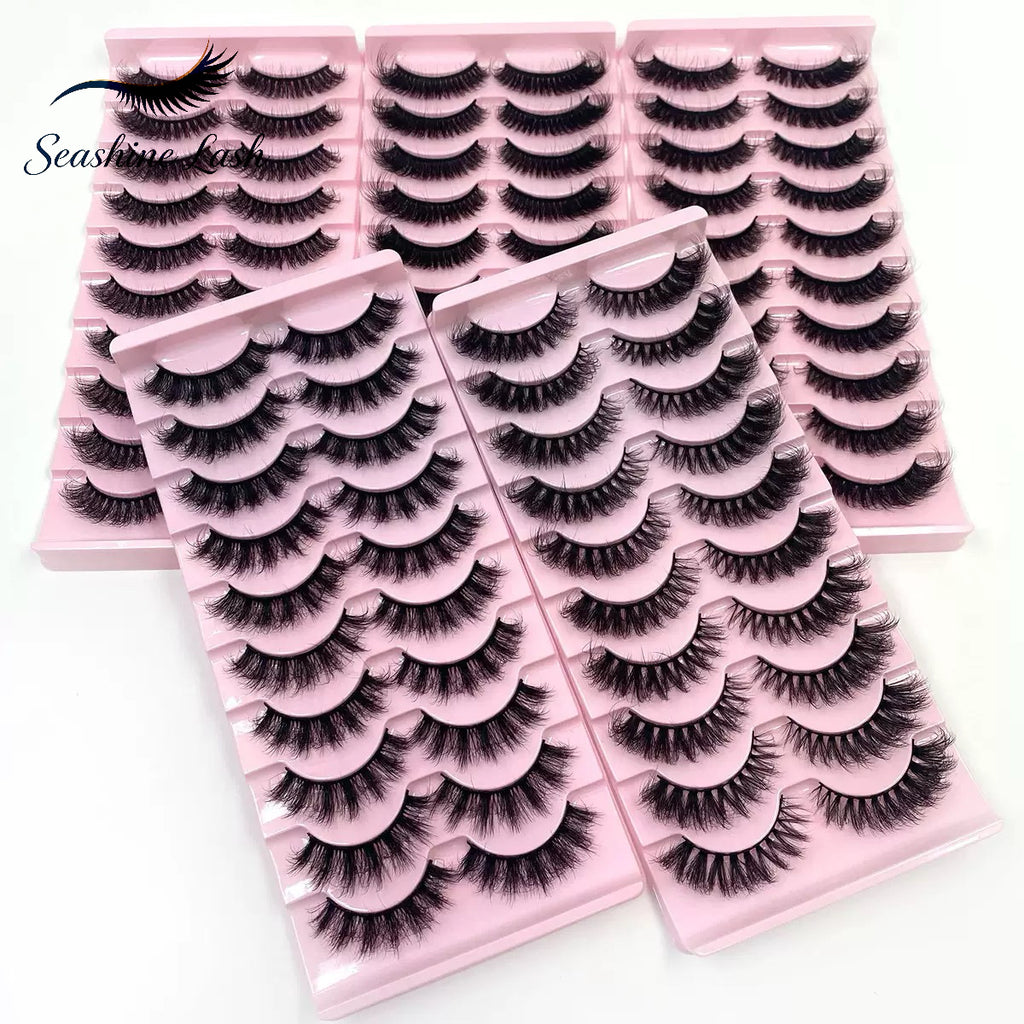 Fluffy Messy Voluminous Lashes, Super Dense Wispy Eyelashes