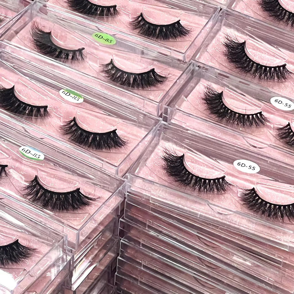 Custom Eyelash Packaging Boxes Wholesale, Assorted Empty Lash Boxes with Logo Customization, Magnetic Flip Lash Boxes with Clear Window for Strip Lashes