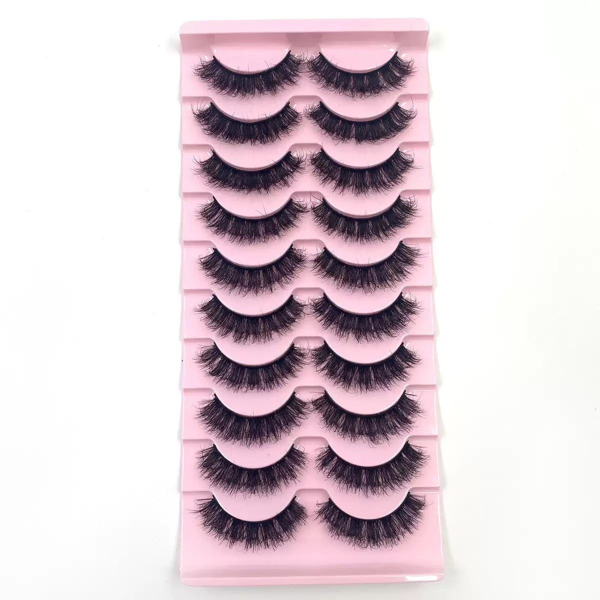 Fluffy Messy Voluminous Lashes, Super Dense Wispy Eyelashes
