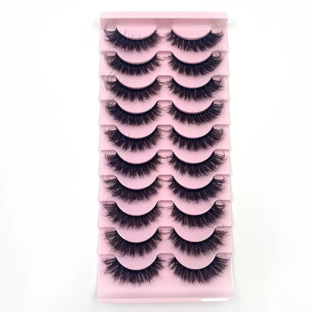 Fluffy Messy Voluminous Lashes, Super Dense Wispy Eyelashes