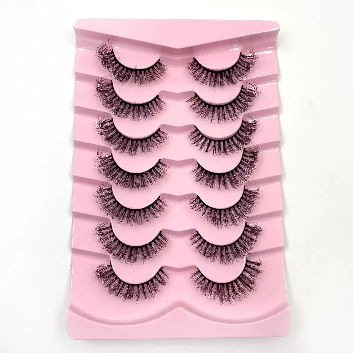 3D synthetic Fluffy Eyelashes, Dense Natural Wispy Style