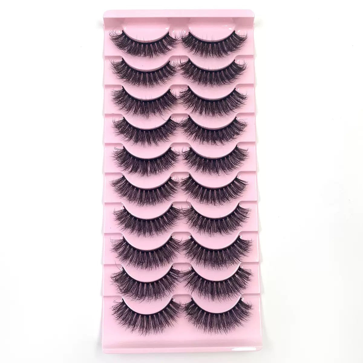 Fluffy Messy Voluminous Lashes, Super Dense Wispy Eyelashes