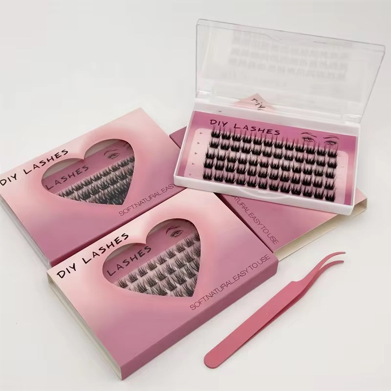 Custom Eyelash Packaging Boxes Wholesale, Assorted Empty Lash Boxes with Logo Customization, Magnetic Flip Lash Boxes with Clear Window for Strip Lashes
