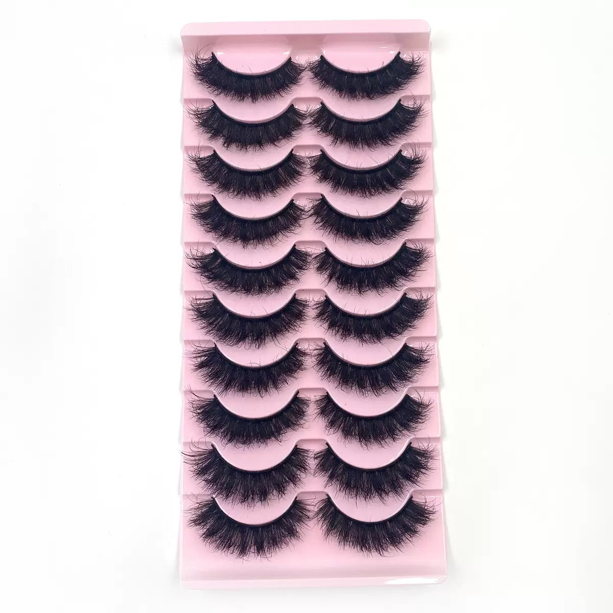 Fluffy Messy Voluminous Lashes, Super Dense Wispy Eyelashes