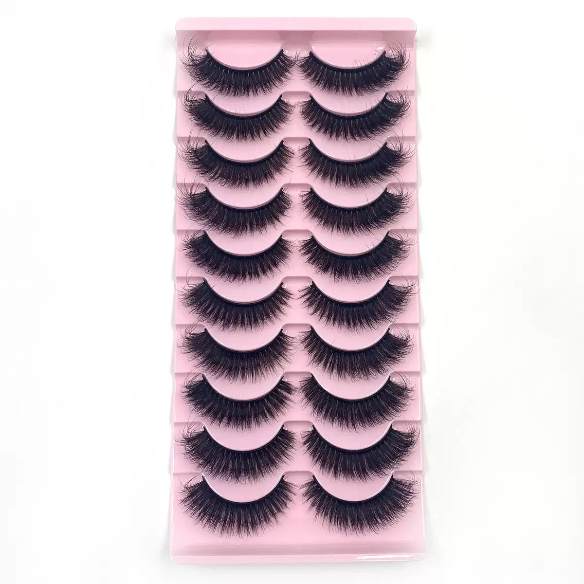 Fluffy Messy Voluminous Lashes, Super Dense Wispy Eyelashes