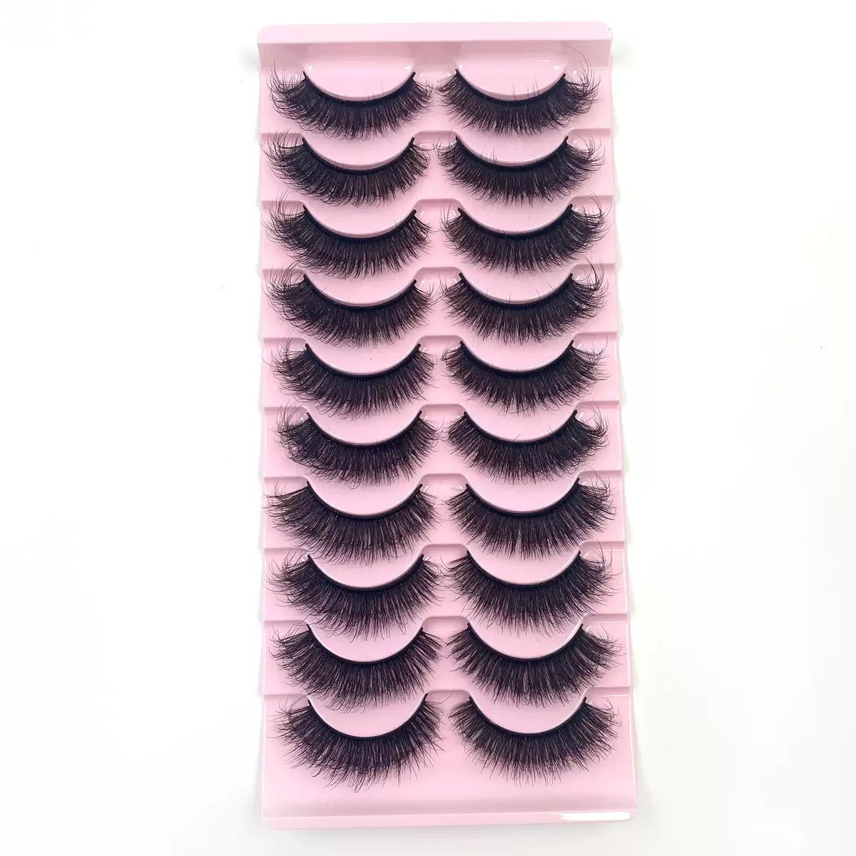 Fluffy Messy Voluminous Lashes, Super Dense Wispy Eyelashes