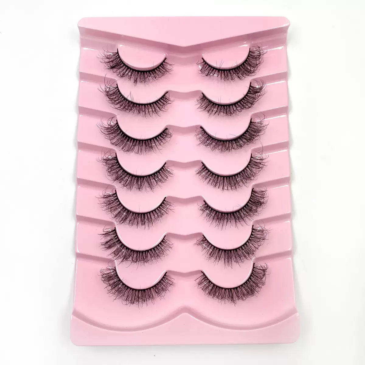 3D synthetic Fluffy Eyelashes, Dense Natural Wispy Style