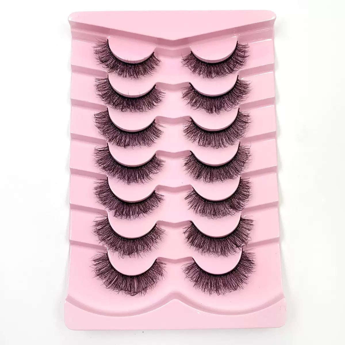 3D synthetic Fluffy Eyelashes, Dense Natural Wispy Style