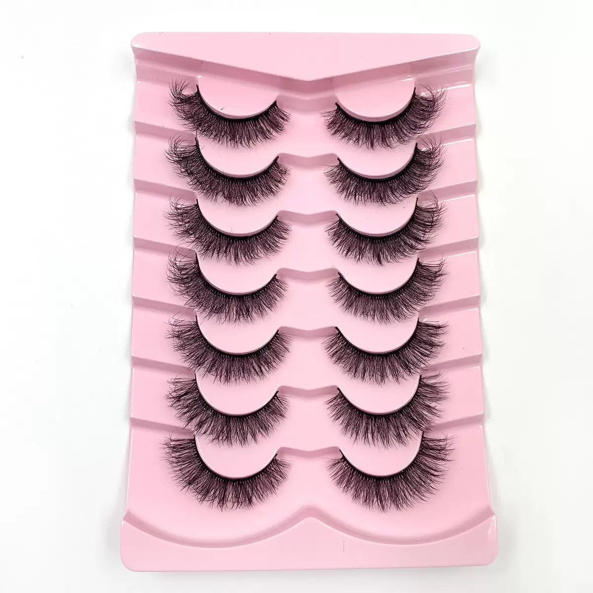 3D synthetic Fluffy Eyelashes, Dense Natural Wispy Style