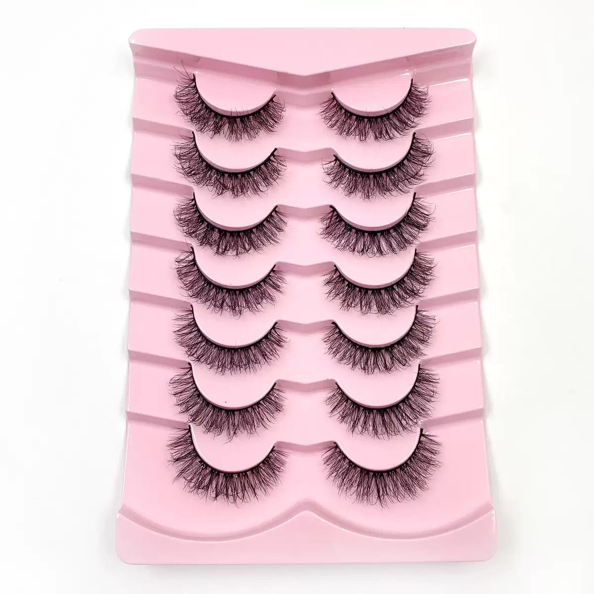 3D synthetic Fluffy Eyelashes, Dense Natural Wispy Style
